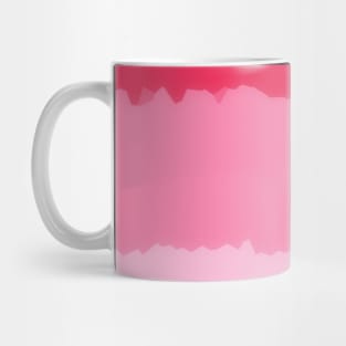 Crystal Lines Of Reds & Blue Mug